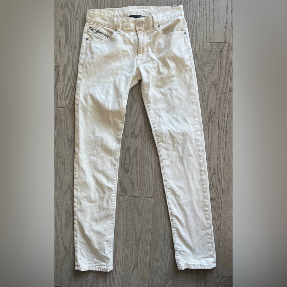 Armani Exchange Women's Cream Denim Pants in size 29 - Picture 1 of 8